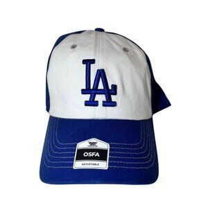 Los Angeles Dodgers Blue & White Baseball Cap OSFA Adjustable Strap